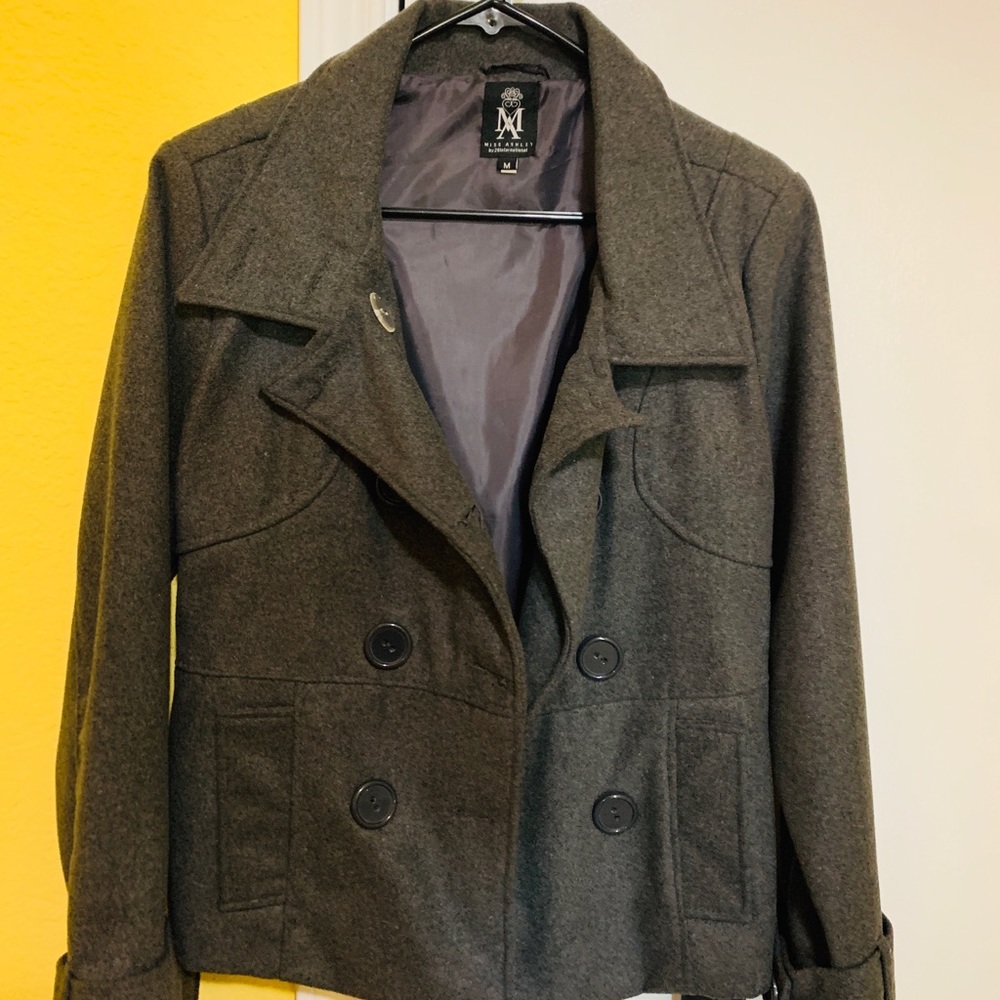 Gray coat